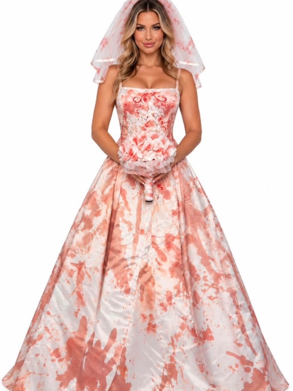 Blood Bride/zombie bride Halloween Costume size 14
